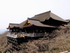 Terrasse du temple Kiyomizu-dera