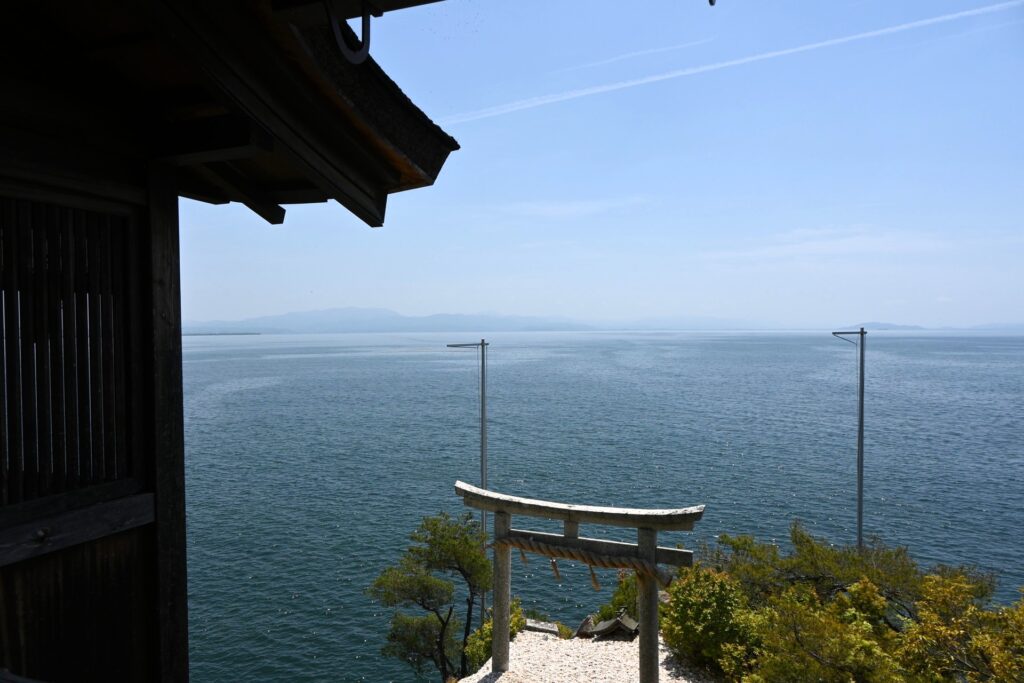 À l'île de Chikubu