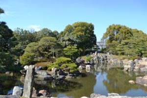 Jardin du palais Ninomaru du château de Nijo