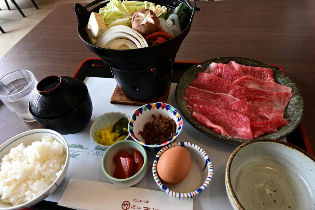 Sukiyaki du bœuf d’Omi