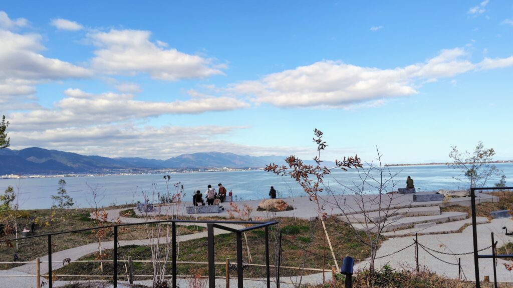 Vue sur le lac Biwa