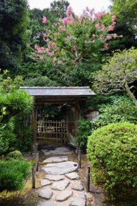 Entrée du jardin
