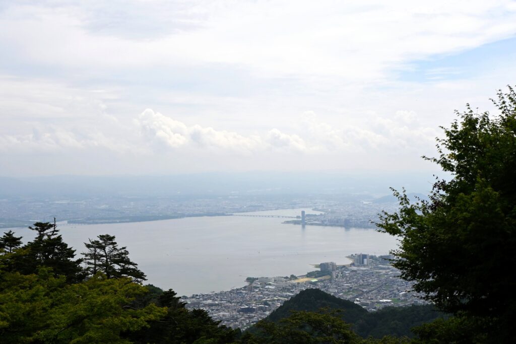 Vue sur le lac Biwa