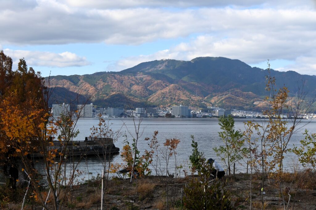 Vue sur le mont Hiei