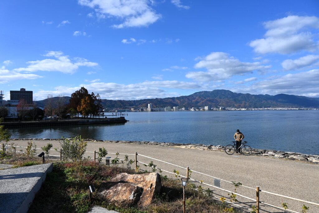 Vue sur le lac Biwa